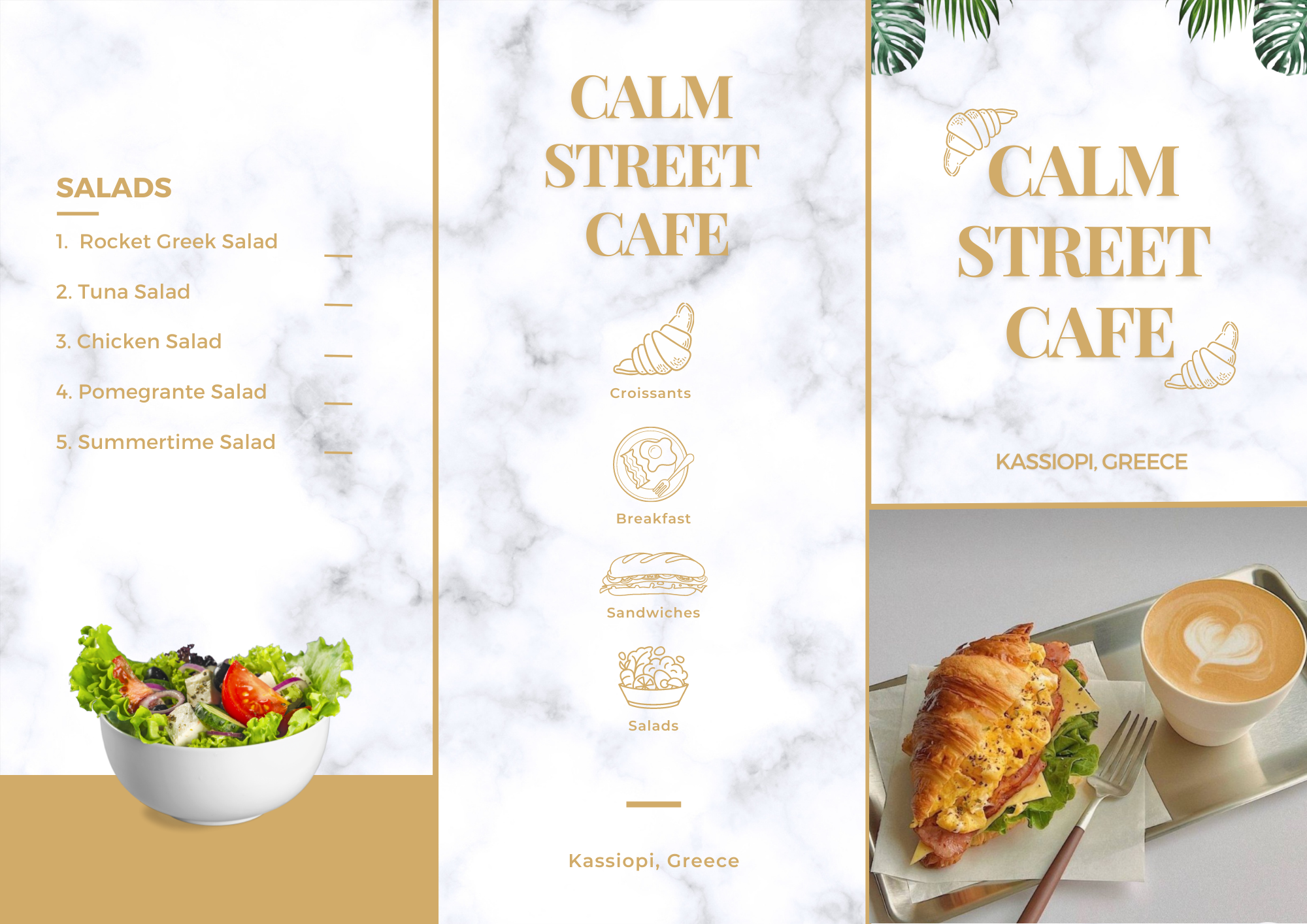 CALM STREET CAFE New Food Menu 2023 1