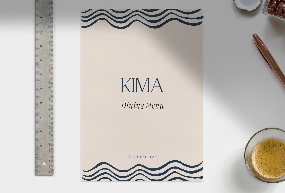 KIMA Dining Menu 2023